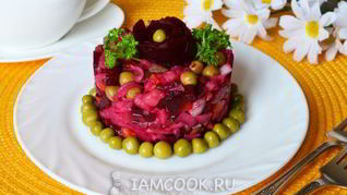 Рецепт Винегрета с горошком и капустой