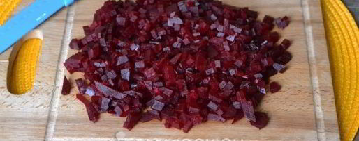 Шаг 14: винегрета с горошком и капустой