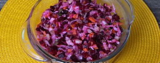 Шаг 16: винегрета с горошком и капустой