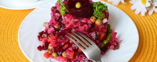 Шаг 20: винегрета с горошком и капустой