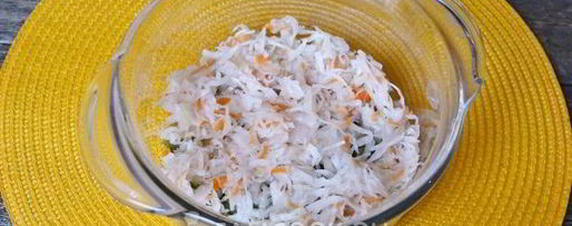 Шаг 8: винегрета с горошком и капустой