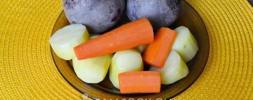 Шаг 9: винегрета с горошком и капустой