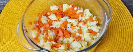 Шаг 11: винегрета с горошком и капустой