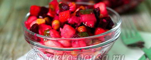 Шаг 5: винегрета с кукурузой