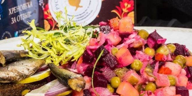 Рецепт винегрета с квашеной капустой и горошком