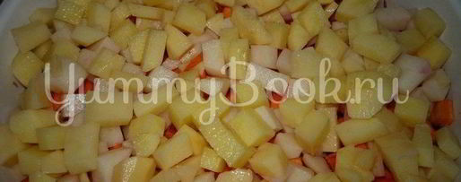 Шаг 2: винегрета с сельдью и консервированной фасолью