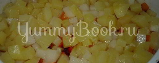 Шаг 3: винегрета с сельдью и консервированной фасолью