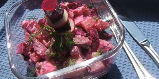 Рецепт винегрета с сельдью