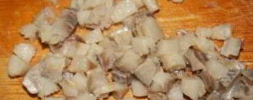 Шаг 2: винегрета с сельдью