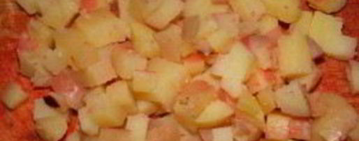 Шаг 5: винегрета с сельдью