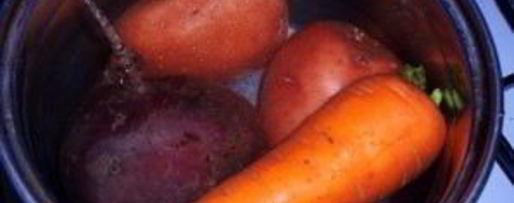 Шаг 1: винегрета с селедкой