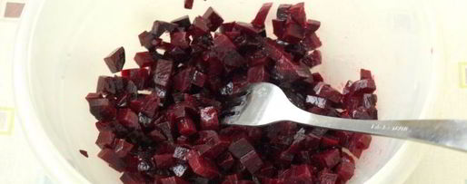 Шаг 2: винегрета с яблоками и отварной фасолью