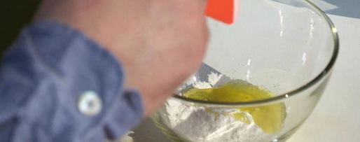 Шаг 3: винегрета со свекольной пеной и оливковым песком