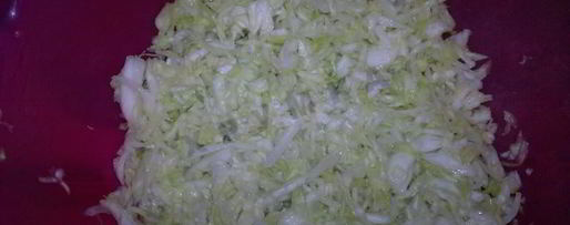 Шаг 1: винегрета со свежей капустой и огурцом