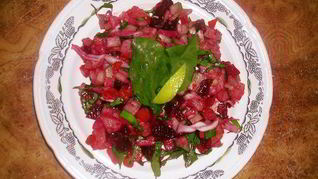 Рецепт Винегрета со свежим огурцом