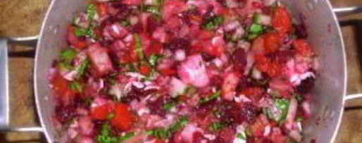 Шаг 7: винегрета со свежим огурцом