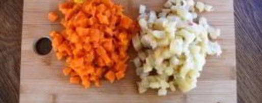 Шаг 1: винегрета в лаваше