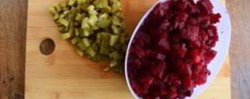 Шаг 2: винегрета в лаваше