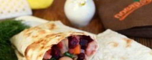 Шаг 4: винегрета в лаваше