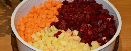 Шаг 4: винегрета в мультиварке