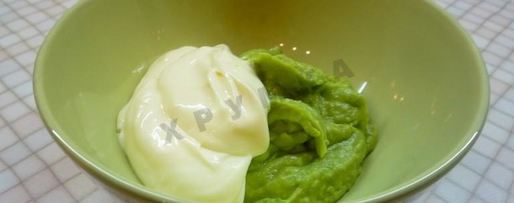 Шаг 2: авокадного майонеза