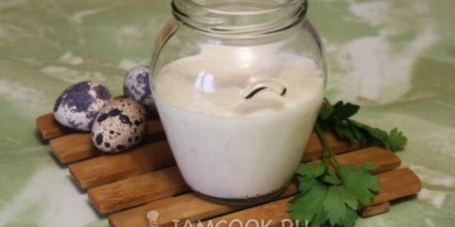 Рецепт домашнего майонеза из перепелиных яиц