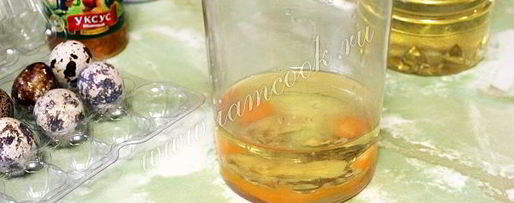 Шаг 3: домашнего майонеза из перепелиных яиц