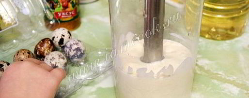 Шаг 7: домашнего майонеза из перепелиных яиц