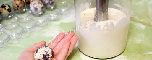 Шаг 8: домашнего майонеза из перепелиных яиц