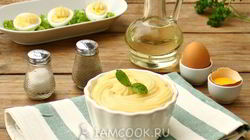 Рецепт Домашнего майонеза с горчицей в блендере