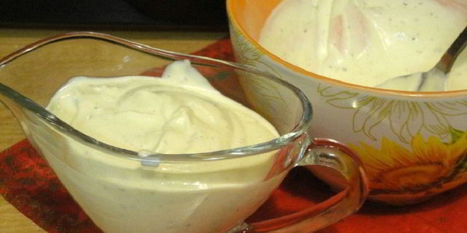 Рецепт майонеза из сметаны