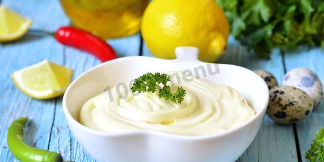 Рецепт майонеза на молоке и яйцах домашний