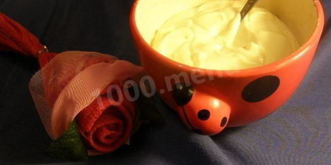 Рецепт соуса майонез со сметаной