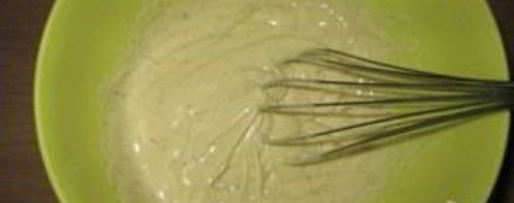 Шаг 1: вегетарианского майонеза из сметаны