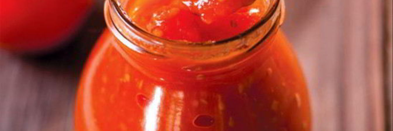 Рецепт Домашней томатной пасты с чесноком