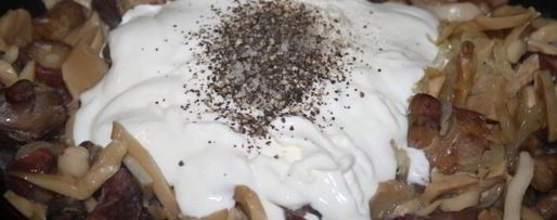 Шаг 3: грибного соуса к картошечке