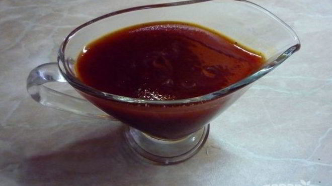 Рецепт Карамельного соуса к мясу