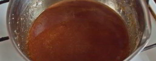 Шаг 1: карамельного соуса