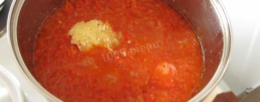 Шаг 4: кетчупа из болгарского перца на зиму