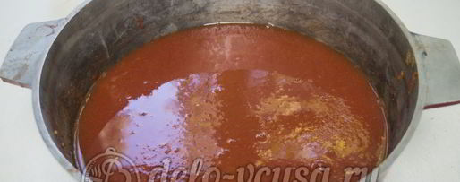 Шаг 5: кетчупа из помидоров и алычи на зиму