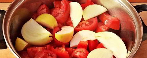 Шаг 2: кетчупа из помидоров с яблоками на зиму