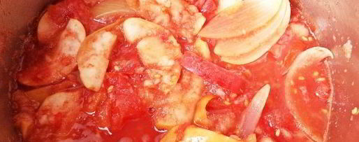 Шаг 3: кетчупа из помидоров с яблоками на зиму