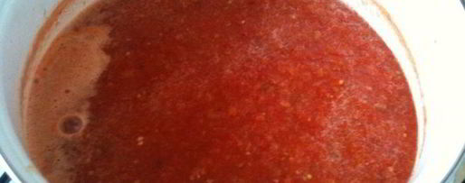 Шаг 2: кетчупа остатки с грядки