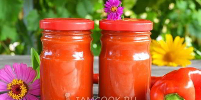 Рецепт кетчупа с болгарским перцем