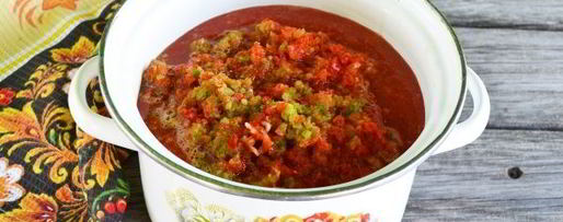 Шаг 6: кетчупа с болгарским перцем