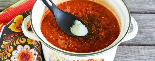 Шаг 8: кетчупа с болгарским перцем