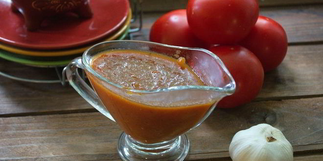 Рецепт кетчупа с луком на зиму