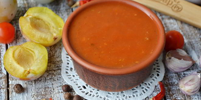 Рецепт кетчупа со сливами