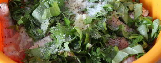 Шаг 1: маринада для курицы на кефире с чесноком и травами