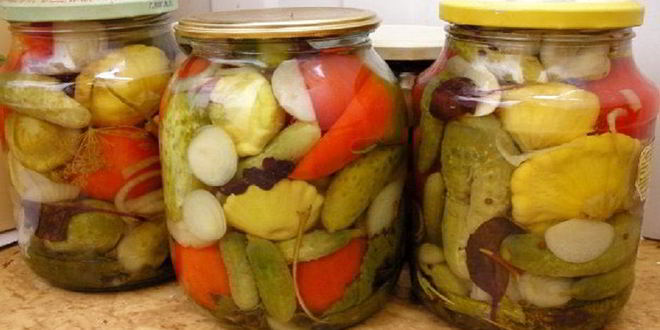 Рецепт маринада для овощей на зиму